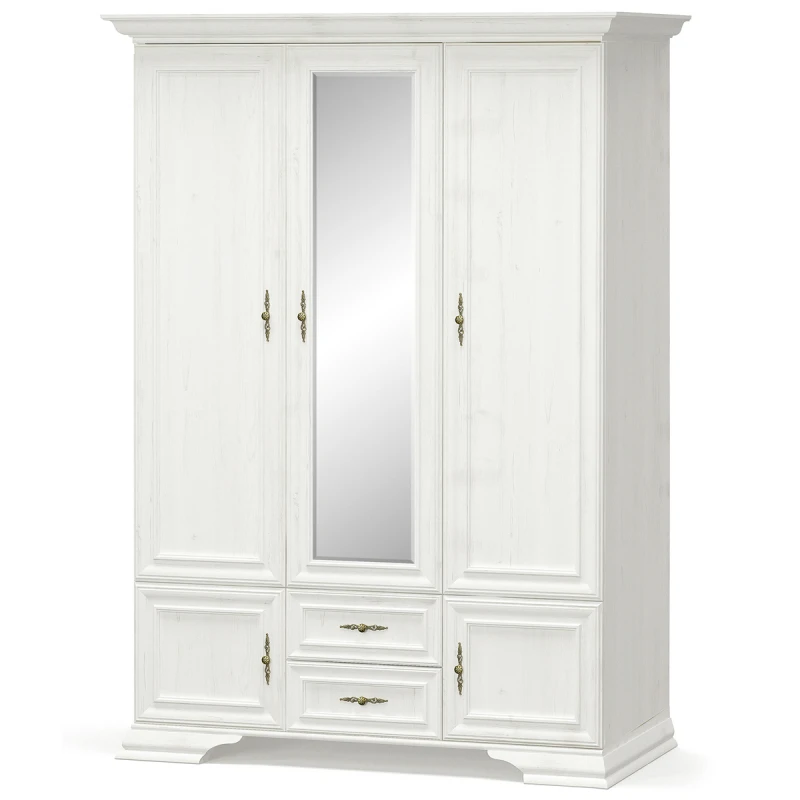 NABBI Igins W-3D MAX trojdverová šatníková skriňa sosna Andersen