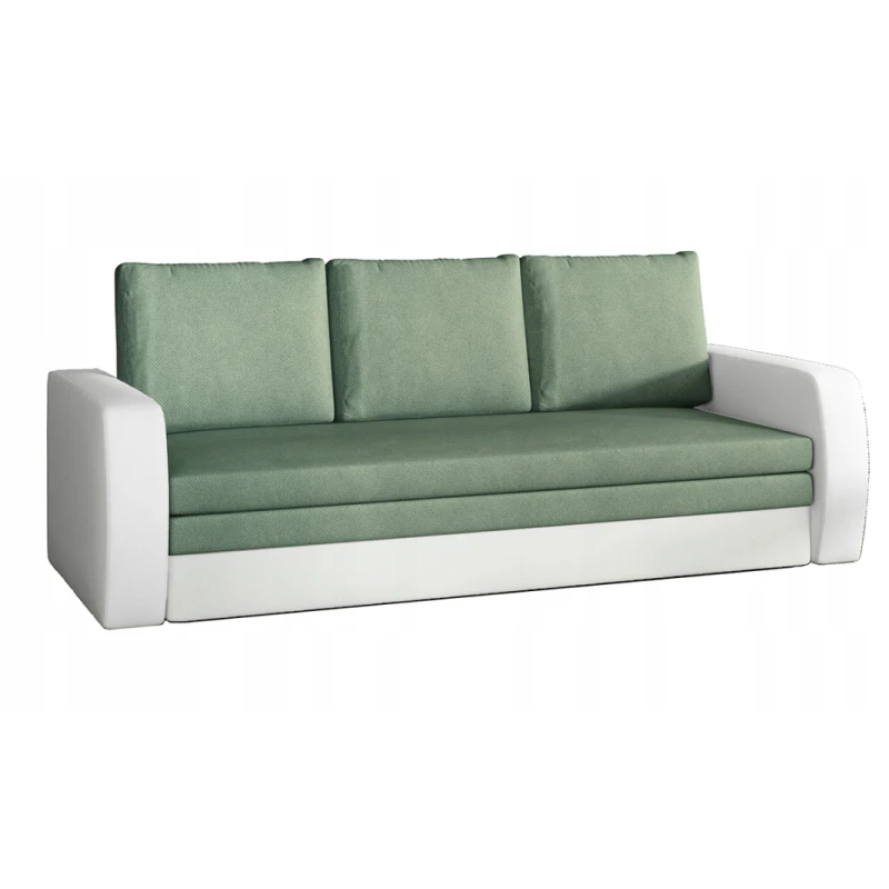 NABBI Isolda rozkladacia pohovka mentolová / biela