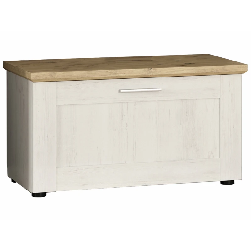 NABBI Lavrion S-1D botník (skrinka na topánky) sosna Andersen / dub artisan