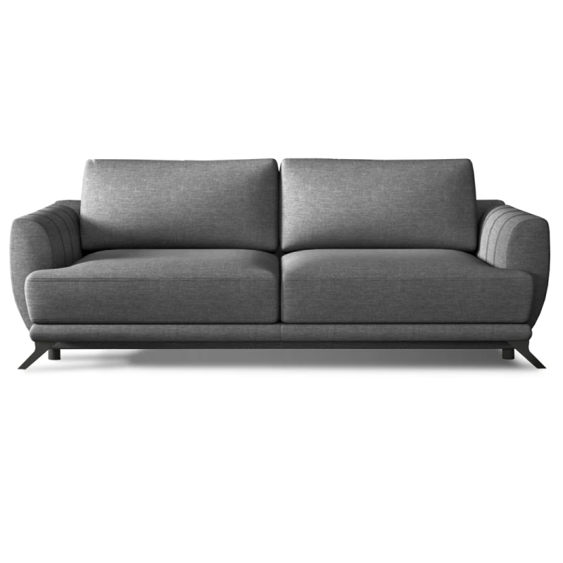 NABBI Meri rozkladacia pohovka s úložným priestorom sivá