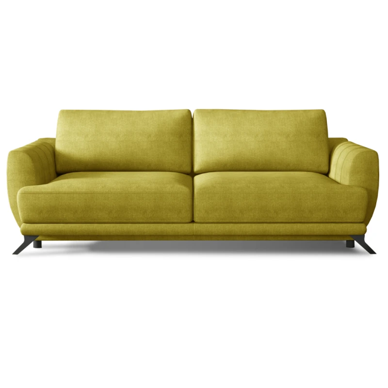 NABBI Meri rozkladacia pohovka s úložným priestorom žltá