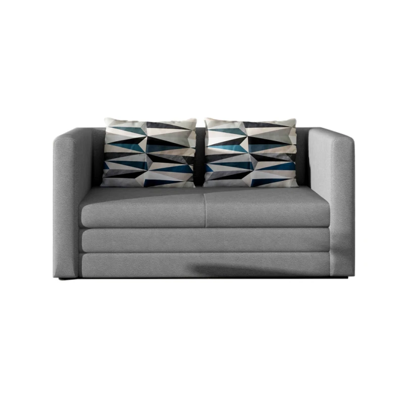 NABBI Nora rozkladacia pohovka sivá / vzor