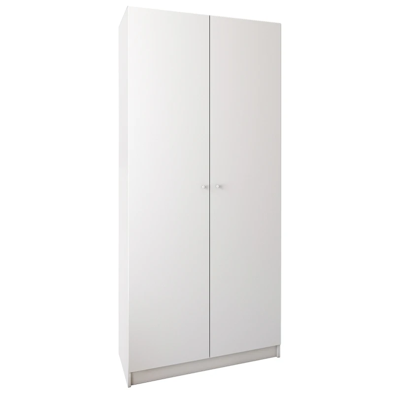 NABBI Preveza dvojdverová šatníková skriňa biela