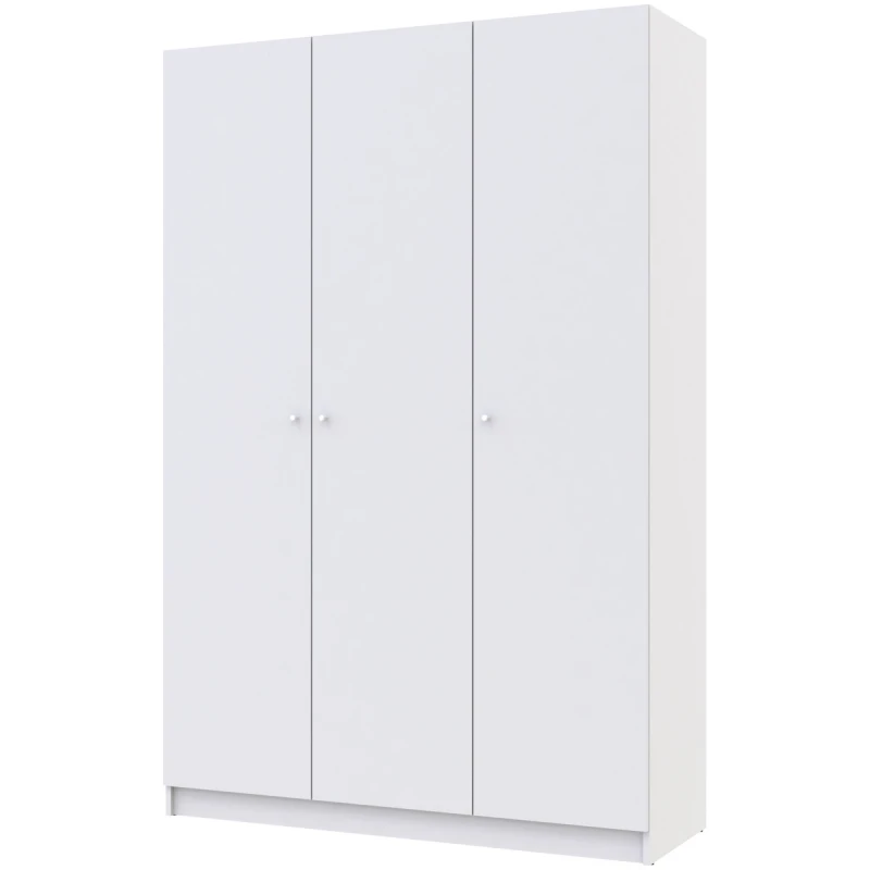 NABBI Preveza trojdverová šatníková skriňa biela