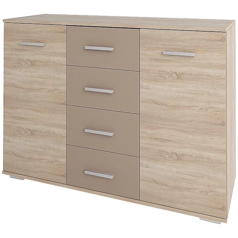 NABBI Romano CH-1200 komoda dub sonoma / latte