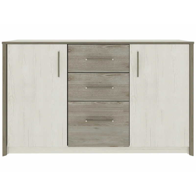 NABBI Salernes CH-1360 dvojdverová komoda so zásuvkami pino aurelio / madagascar / nelson