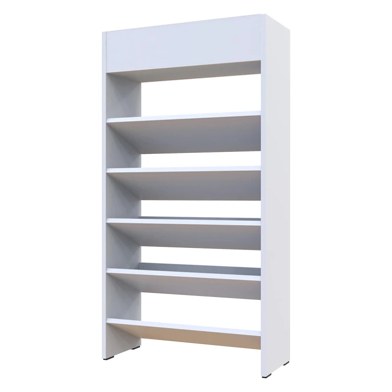 NABBI Suter S3 botník so zásuvkou biela