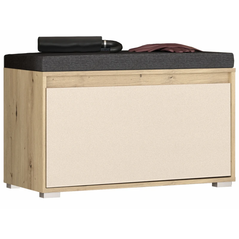 NABBI Thebes S-1D botník (skrinka na topánky) dub artisan / champagne