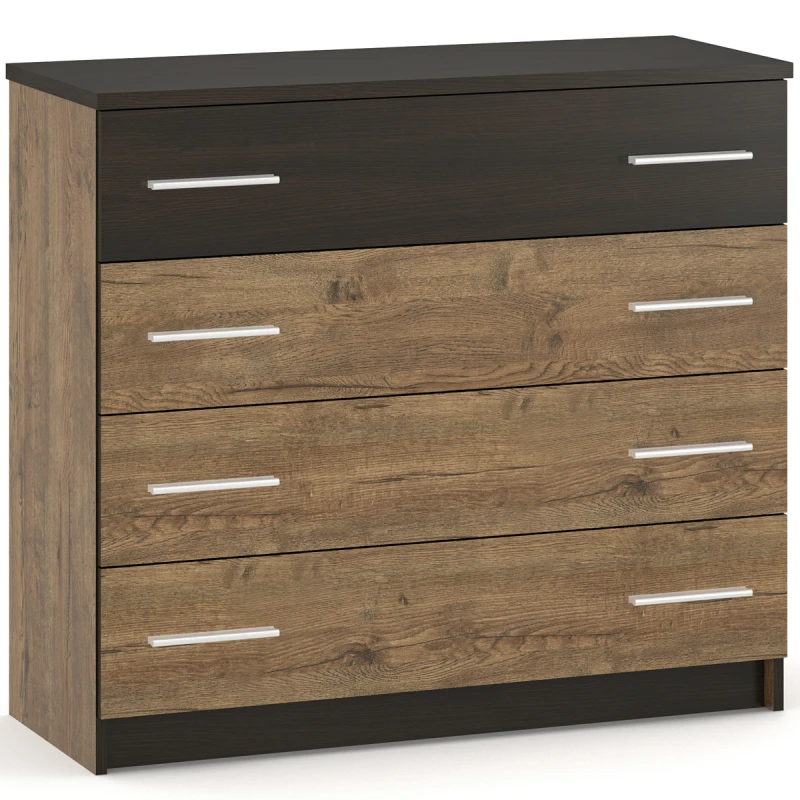 NABBI Verify CH-4DRWS zásuvková komoda dub april / wenge