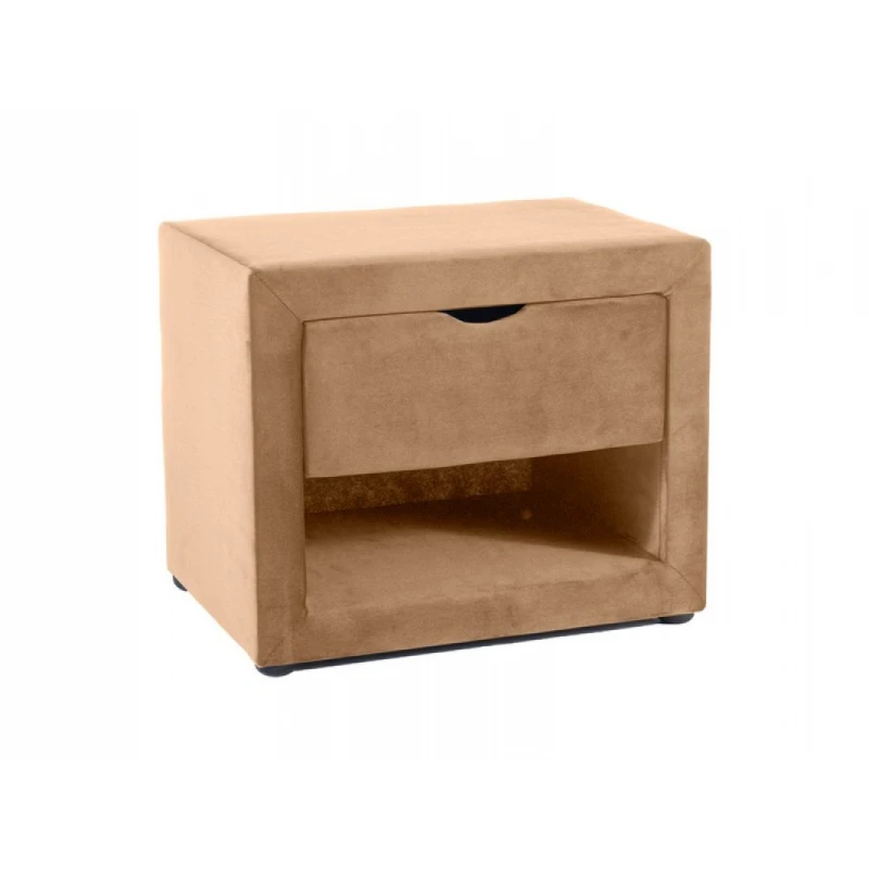 Nočný stolík ET-001 VELVET Signal Béžová