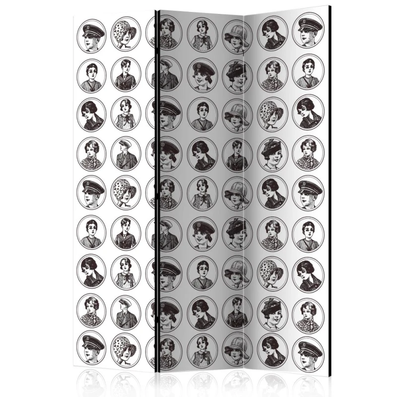 Paraván 20s&30s Dekorhome 135x172 cm (3-dielny)