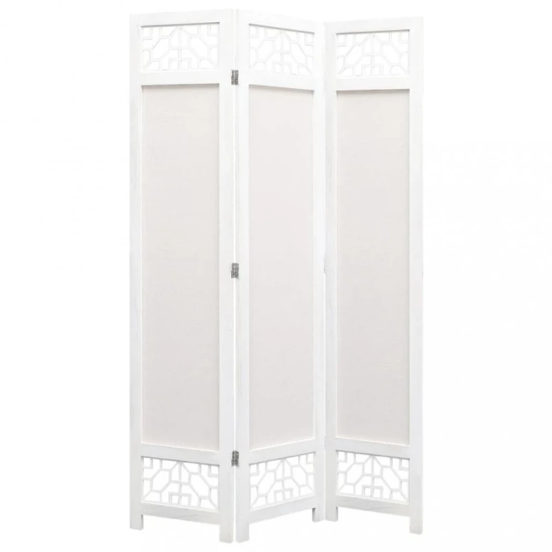 Paraván biela / krémová Dekorhome 3