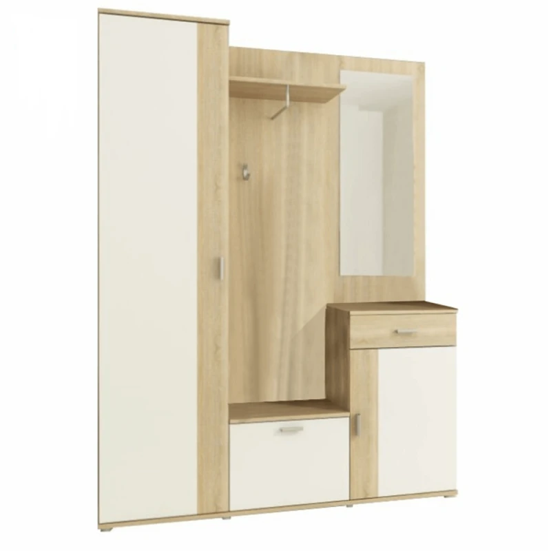 Predsieňová stena AMALIA Tempo Kondela Biela / dub sonoma