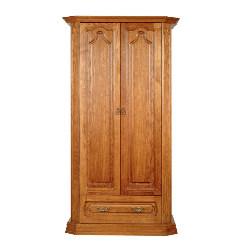 PYKA Kinga 2D rustikálna dvojdverová šatníková skriňa drevo D3