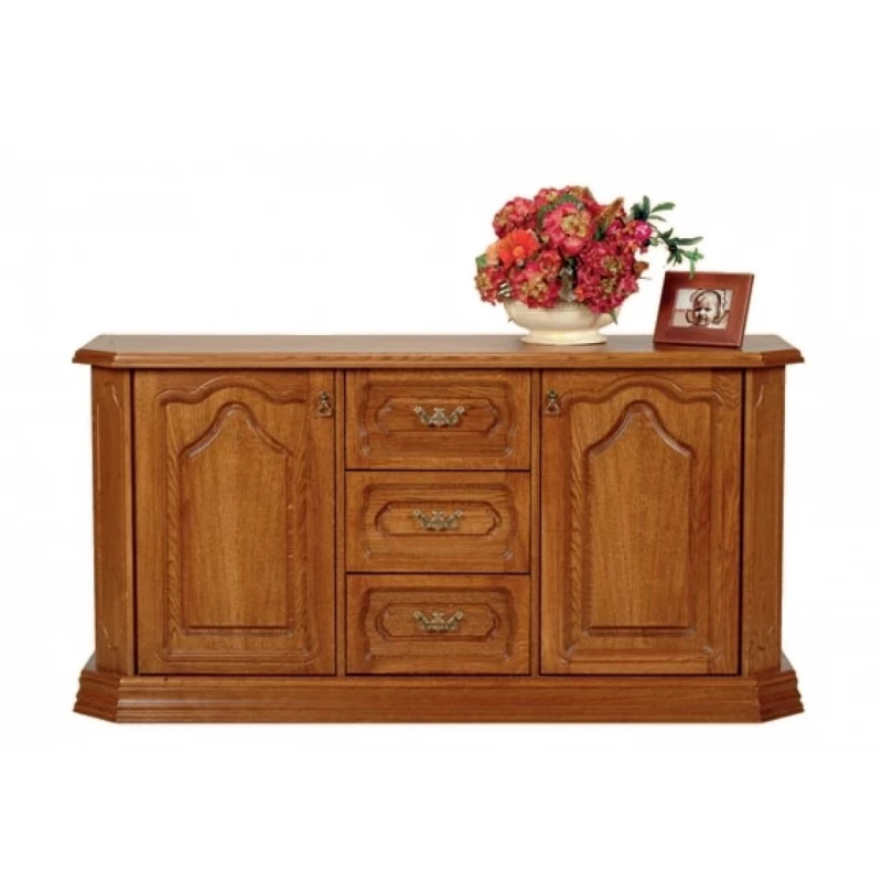 PYKA Kinga M 2D3S rustikálna komoda drevo D3