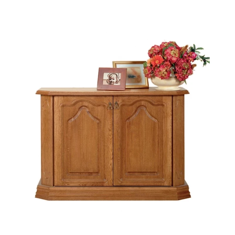 PYKA Kinga rustikálna dvojdverová komoda drevo D3