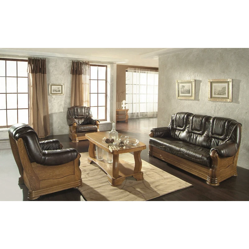 Pyka Kožená sedacia súprava ANETA II Prevedenie: Zostava 3+2+1