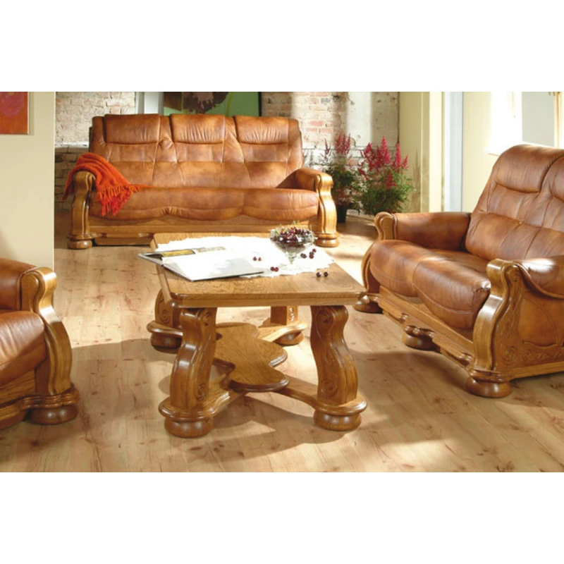 Pyka Kožená sedacia súprava CEZAR II Prevedenie: Zostava 3+2+1