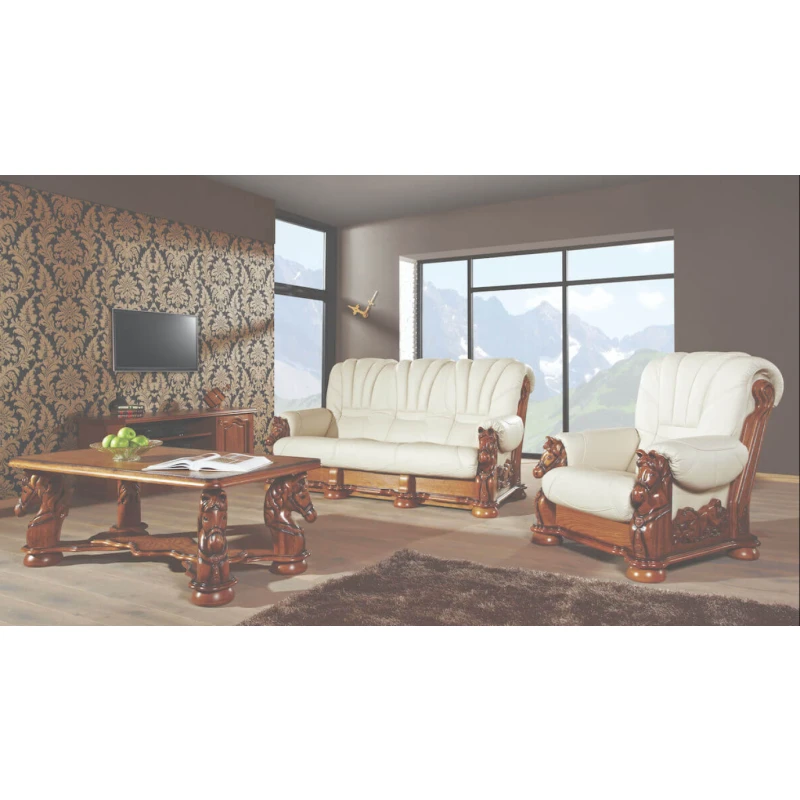 Pyka Kožená sedacia súprava MUSTANG Prevedenie: Zostava 3+2+1