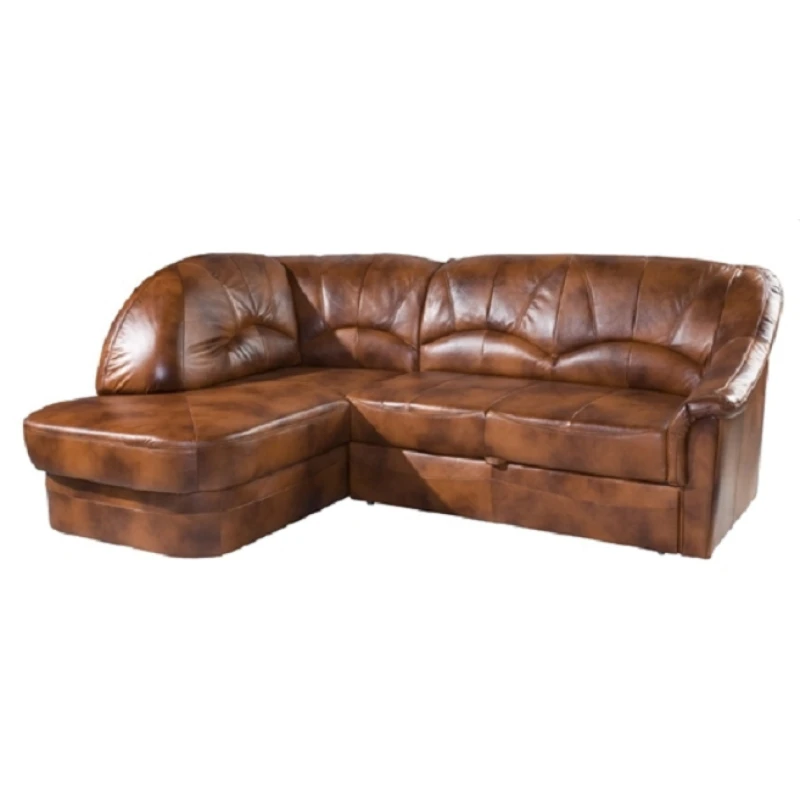 Pyka Rohová kožená sedacia súprava YARDEK Prevedenie: ľavé