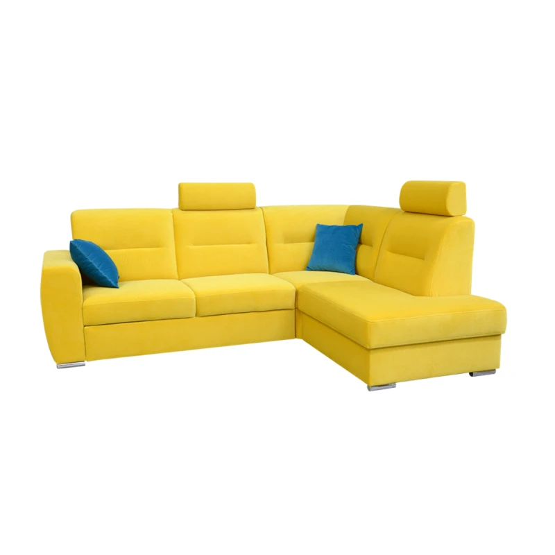 RENDY rohová sedacia súprava s rozkladom a s prípravou na vloženie podhlavníkov