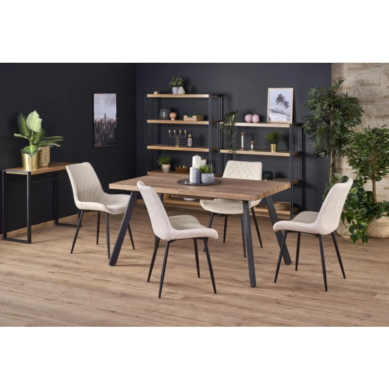 Rozkladací jedálenský stôl BERLIN Halmar 140 cm