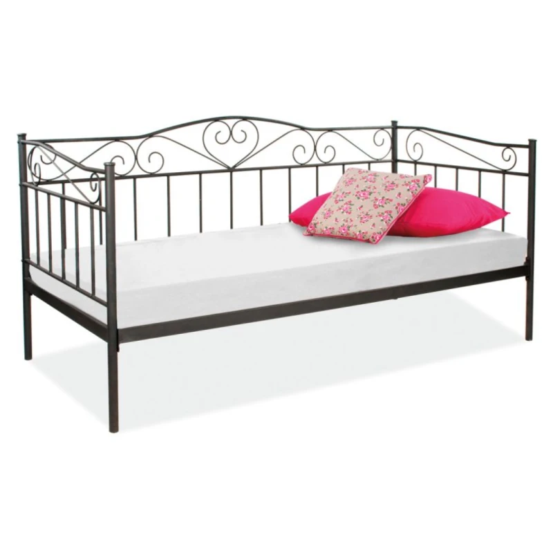 Signal Jednolôžková posteľ BIRMA Farba: Čierna