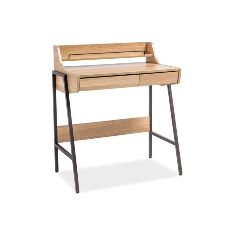 Signal Písací stolík B-168 Farba: Dub/tmavohnedá