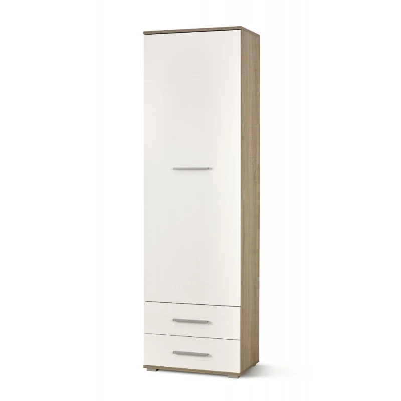 Skriňa LIMA REG-1 Halmar Biela / dub sonoma