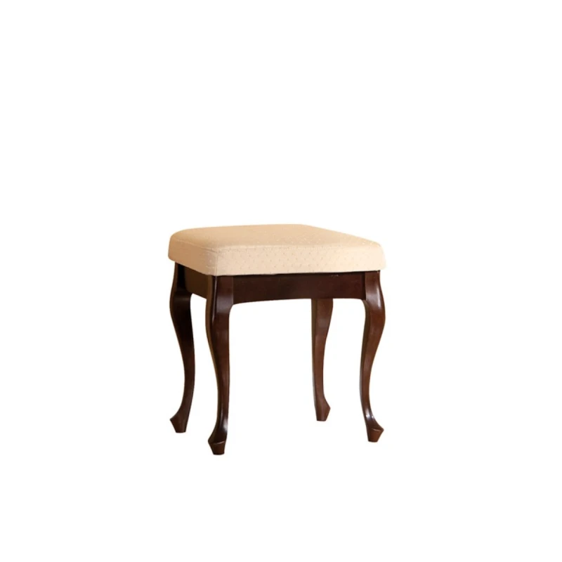 TARANKO Wersal W rustikálna taburetka wenge / béžový vzor (A4 1013)