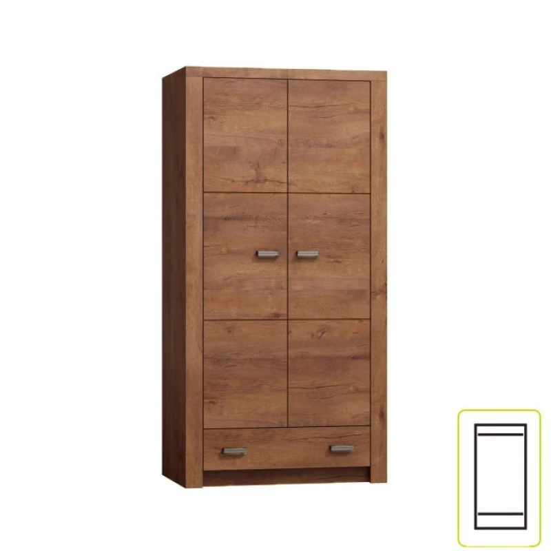 Vešiaková skriňa INFINITY 01 Tempo Kondela Jaseň svetlý