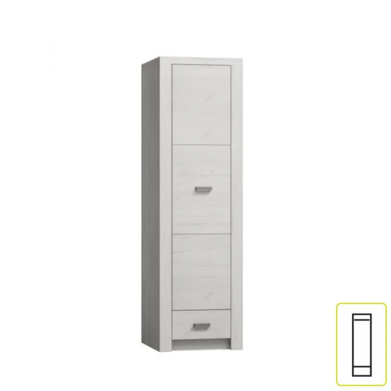 Vešiaková skriňa INFINITY 02 Tempo Kondela Jaseň bílý