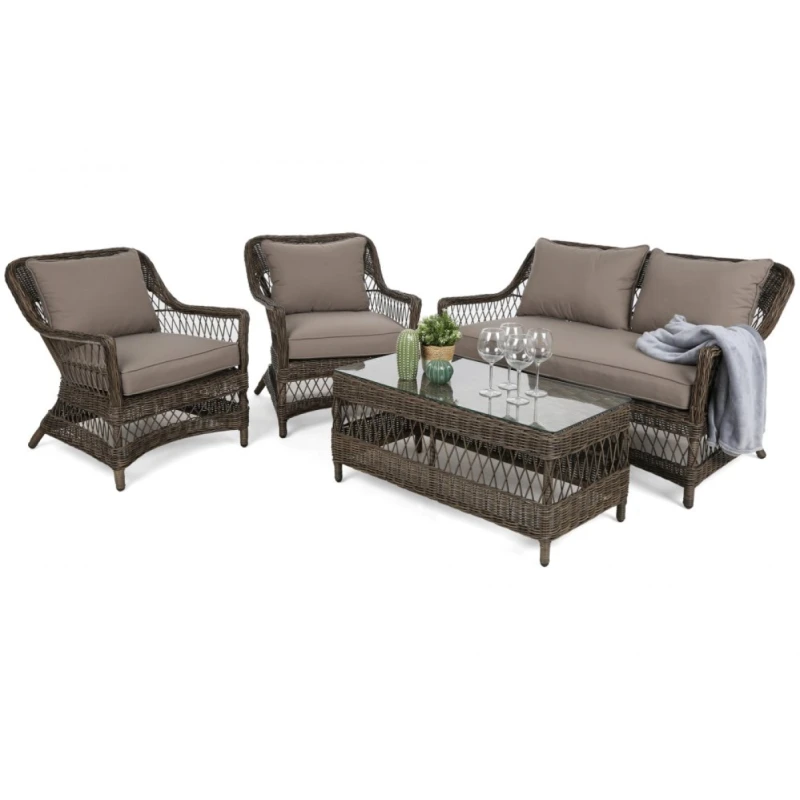 Záhradná sedacia súprava 4 ks GH152134