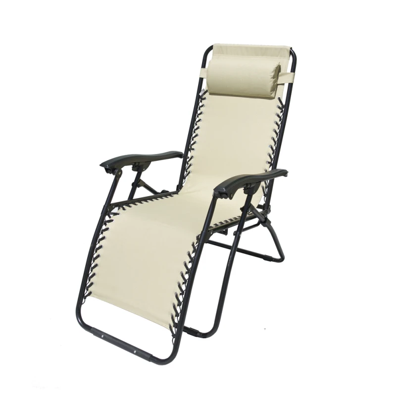 Záhradné kreslo 2320 OXFORD polohovacie ROJAPLAST Béžová