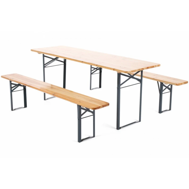 Záhradný pivný set skladací 200 cm