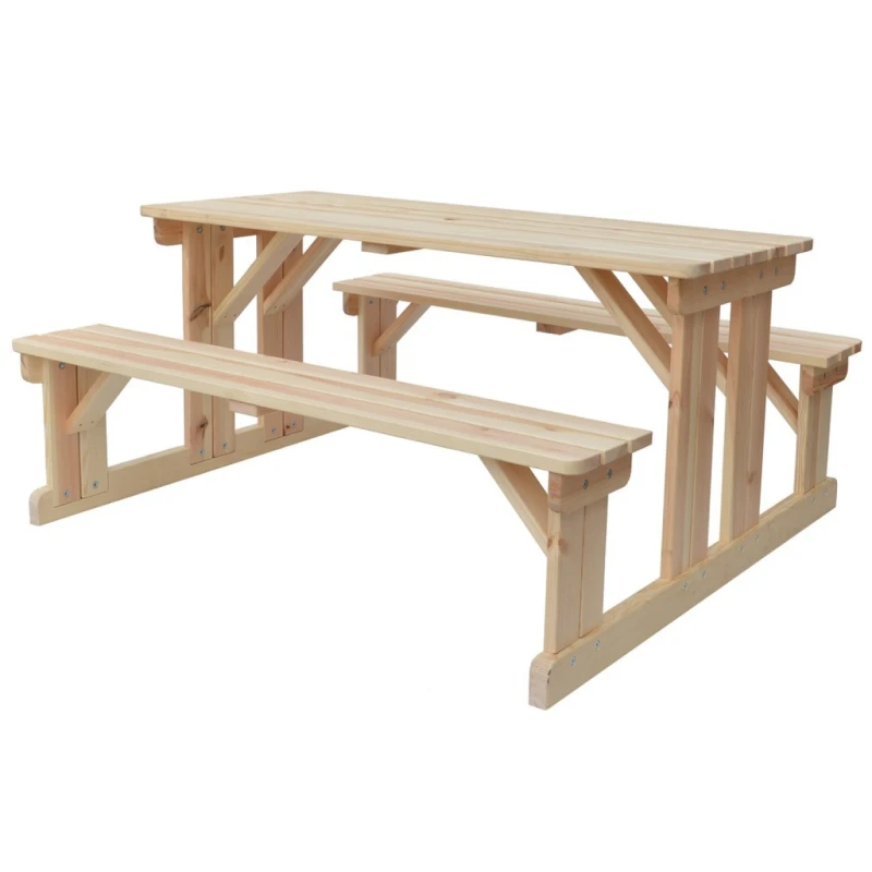 Záhradný set PIKNIK MASÍV 180 cm Rojaplast